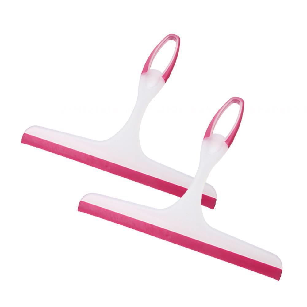 2 PCS Window Squeegees Shower Screen Wiper Glass Cleaner Floor Tile