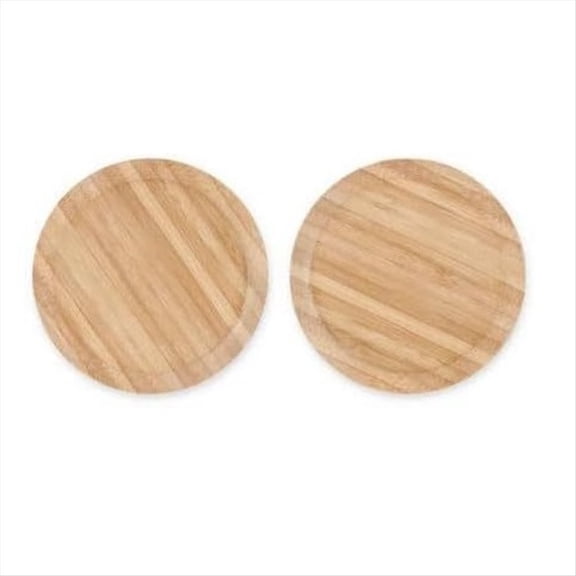 2 PCS Wine Glass Covers Wood Drinking Glass Lids to Keep Bugs Out Wood Water Glass Toppers Keeps Debris and Dust