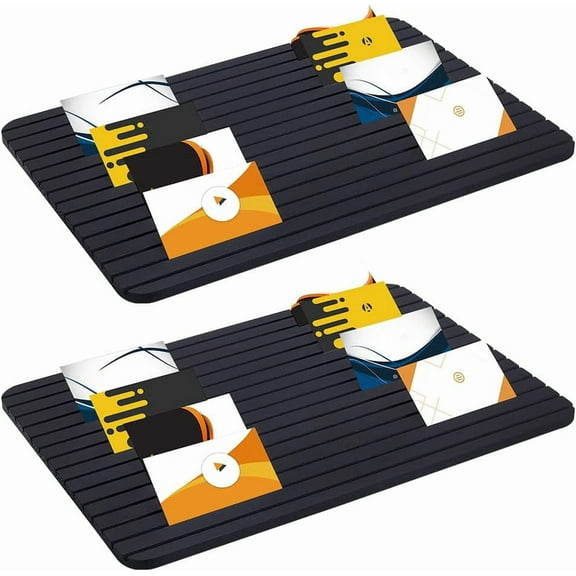 2 PCS Wooden Name Badge Holder 11x15.3inch Black Wooden Name Card Display Holders Rectangle ID Card Sign Tag Display Holder for Office School Business Desktop Desk Decoration Supplies