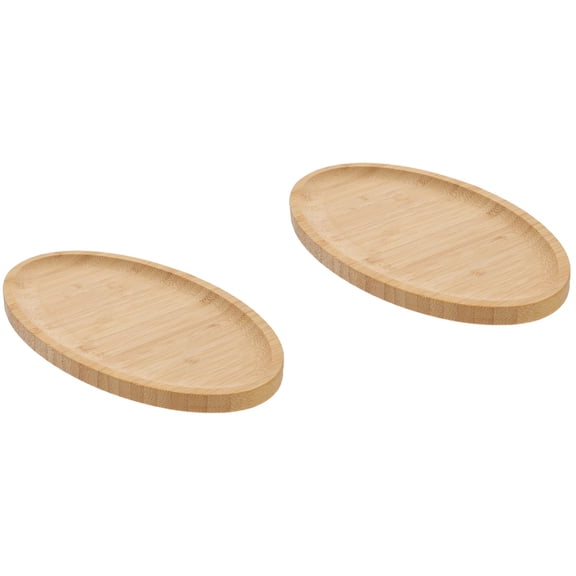 2 PCS Wooden Pallets Tray Fruit Serving Food Candy Bowl Bread for Eating Storage Decor