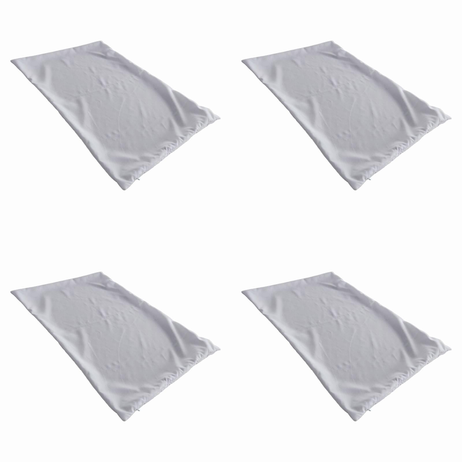 2 PCS Zippered Pillow Protector Pillow 20*27 2PCS Soft Pillowcases