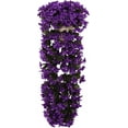 2 PCs Artificial Hanging Flowers for Outdoor Fake Hanging Plant