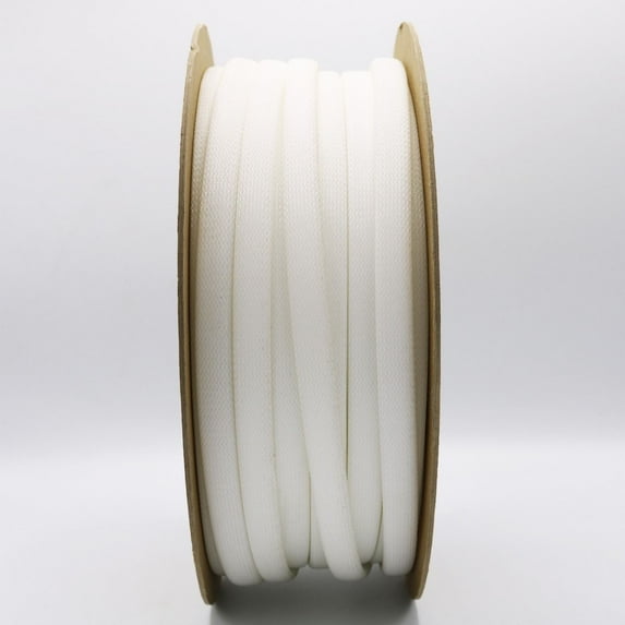 2" PET Braided expando PT sleeving (250 ft/spool) - White