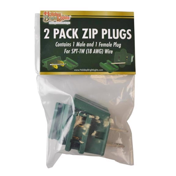 2 PIECE ZIP PLUG SET (Pack of 1)
