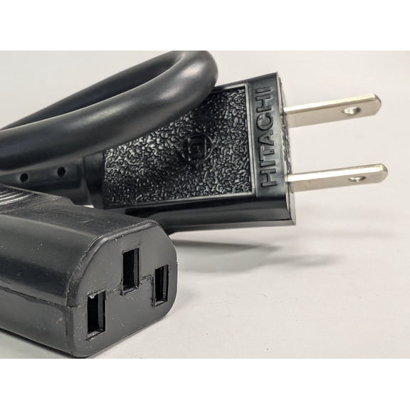 2 PIN AC PLUG to 3 PIN IEC FEMALE SOCKET