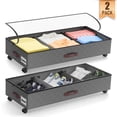 thumbnail image 1 of Under Bed Storage Containers, Under Bed Shoe Storage Organizer, Under Bed Storage with Wheels, Rolling Underbed Storage Bins for Clothes, Shoes, Blankets, 58L, 1 of 9