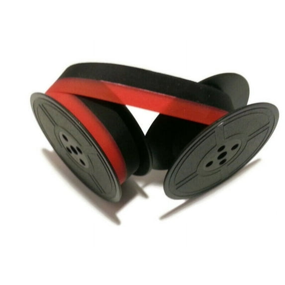 2 PK For Less! Vintage Portable Manual Royal Typewriter Spool Ribbon Black Red