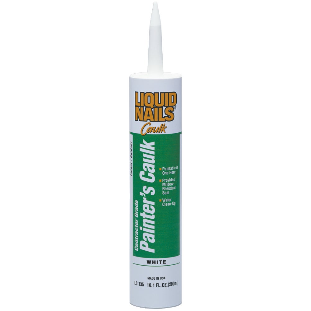 2 PK, LIQUID NAILS LC135Liquid Nails 10.1 Oz, White Contractor Grade