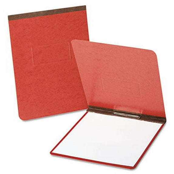 2 PK,Oxford PressGuard Report Cover with Reinforced Top Hinge, Two-Prong Metal Fastener, 2" Capacity, 8.5 x 11, Red/Red (71134)