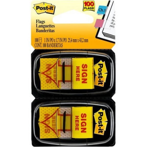 2 PK,Post-it Message Flags (680SH2)