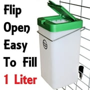 2 PK RITE FARM PRODUCTS 1 LITER RABBIT BOTTLES DRINKER CAGE WATERER WATER NIPPLE