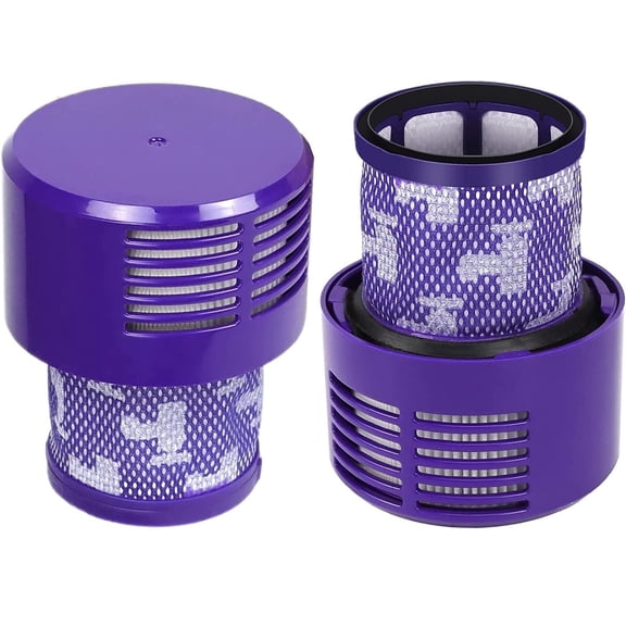2 PK Replacement Hepa Filters for Dyson Cyclone V10 Animal V10 Absolute SV12 V10 Total Clean Cordless Stick Vacuum Part no. 969082-01