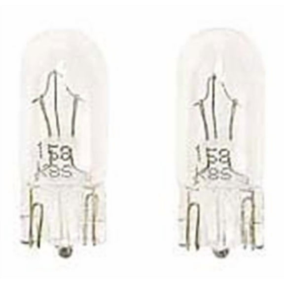 2-PK SYLVANIA 158 Basic Automotive Light Bulb