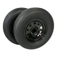 thumbnail image 1 of 2-PK TrailQuest Trailer Tire Rim ST225/75R15 LRE Radial 5 Lug Black Modular Wheel 5X4.5" Bolt Pattern, 1 of 7