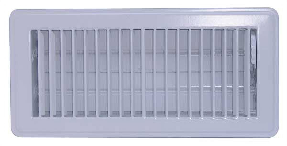 2 PK ZoroSelect Floor Register, Louvered, 1 1/2 in D, 5 1/2 in H