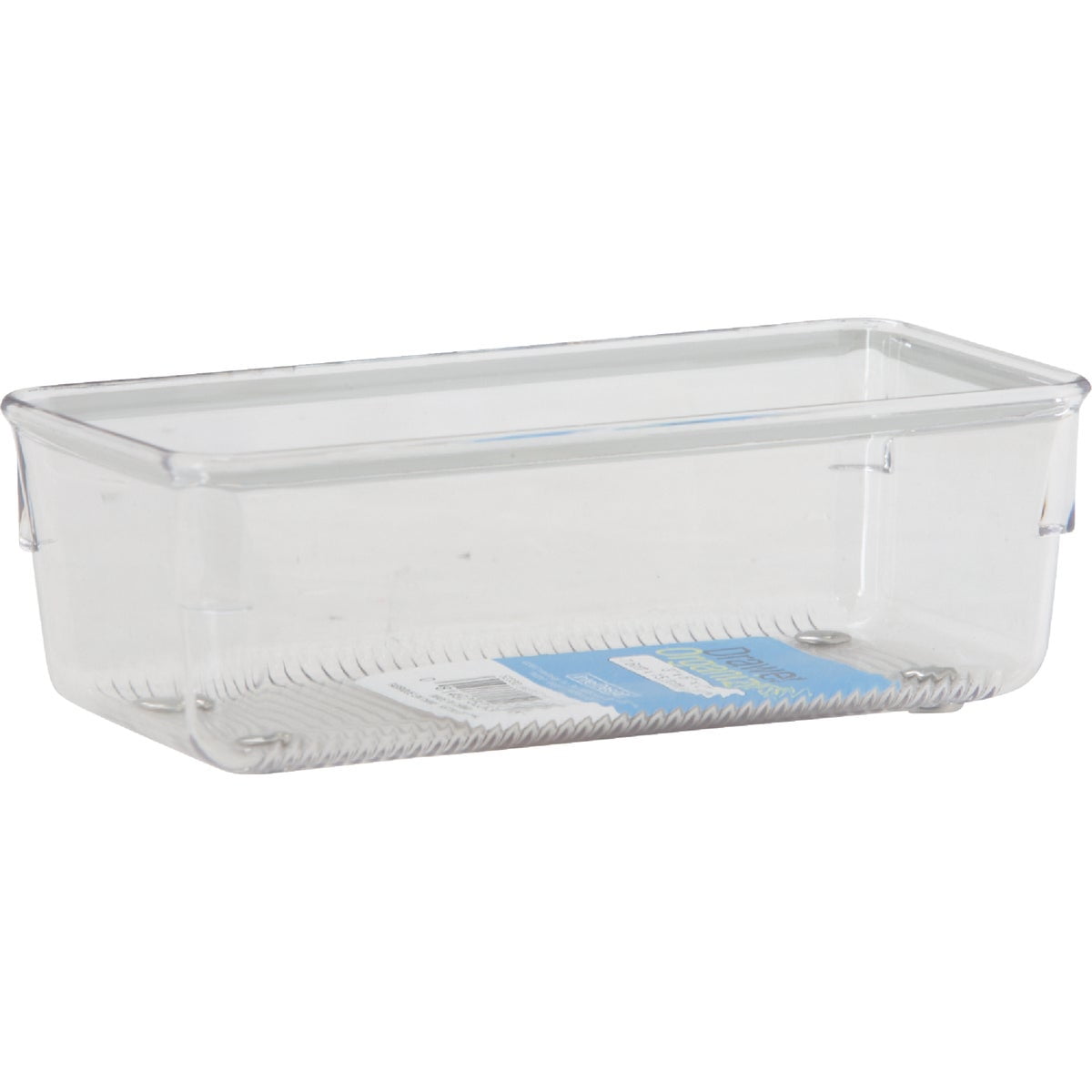 2 PK, iDesign Linus 3 In. x 6 In. x 2 In. Clear Drawer Organizer