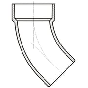 2" PVC/DWV STREET 45-DEGREE ELBOW, BOX OF 50