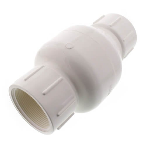 2" PVC In-Line Check Valve w/SS Spring (Threaded)$$Plumbing & HVAC ...