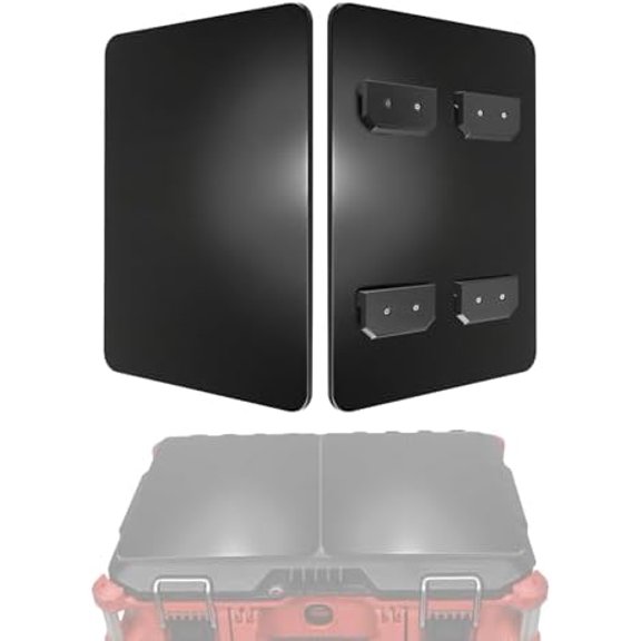 2 Pac Heavy Duty Work Surface Table Fit for Milwaukee Packout, Smooth Portable Workbench Top with Mounting Feet for Writing, Drawing, Tool Organization, Max Durability Waterproof Design