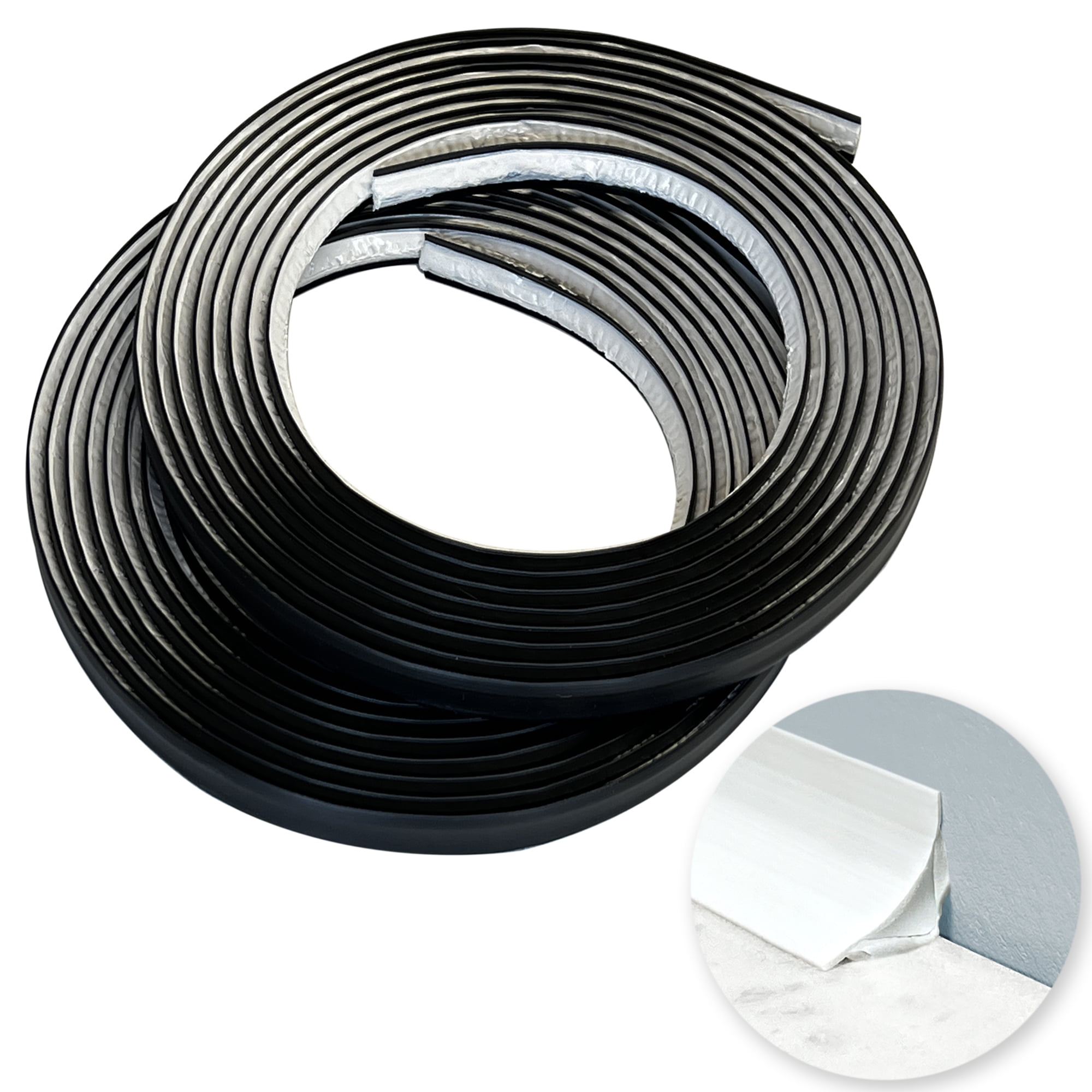 2 Pack 0.5"x120" Peel and Stick Corner Edge Trim Caulk Strip for Stove