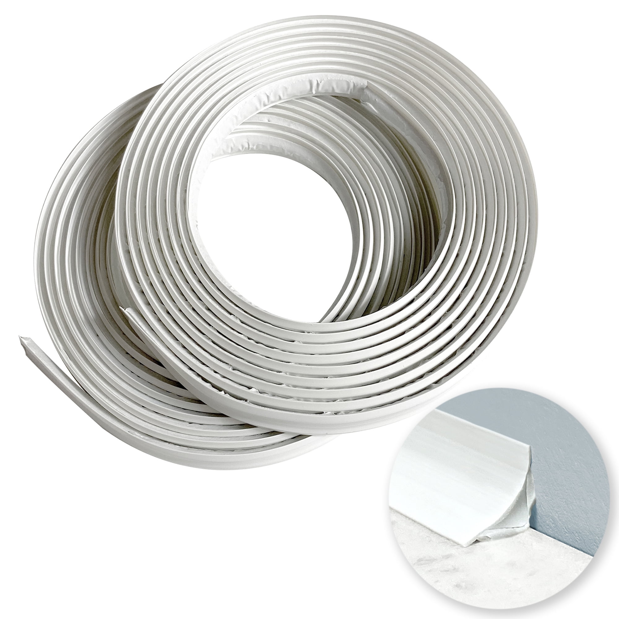2 Pack 0.5"x120" Peel and Stick Corner Edge Trim Caulk Strip for Stove