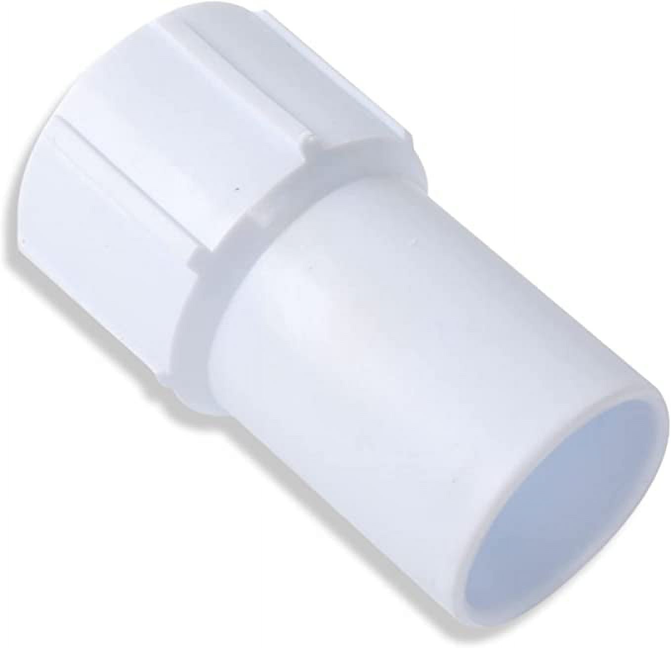 (2Pack) 11/2" Pool Hose Cuff Threaded Hose Cuff for Spiral Wound