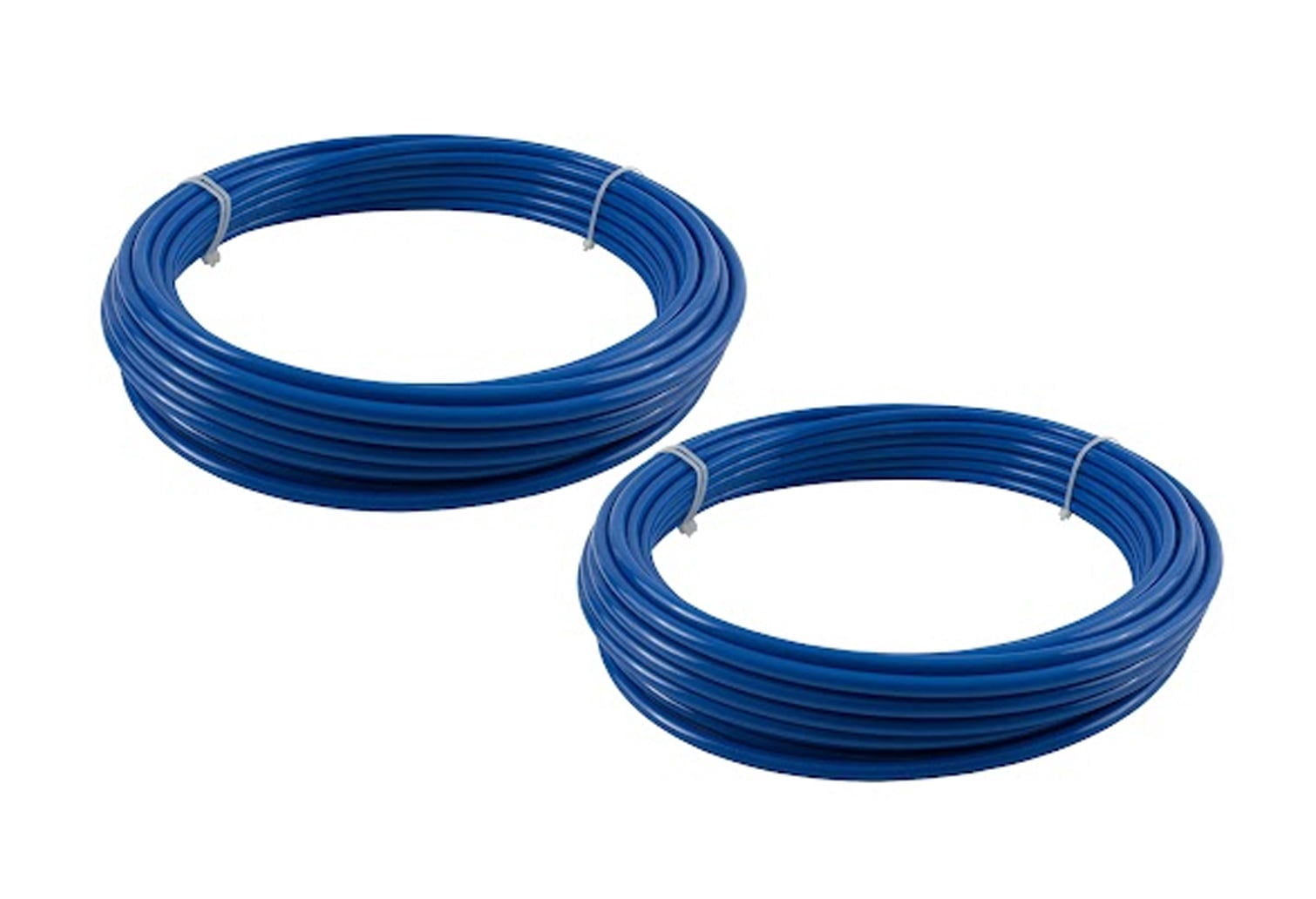 (2 Pack) 1/2" OD x 100' Blue SAE J844 Nylon Air Brake Tubing DOT Compliant | Pneumatic Nylon Air Line Hose for Air Brake System