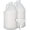 thumbnail image 1 of 2 Pack - 1 Gallon Plastic Bottle - Large Empty Jug Style Container with Child Resistant Airtight Lids - for Home and Commercial Use - Food Safe BPA Free, 1 of 2