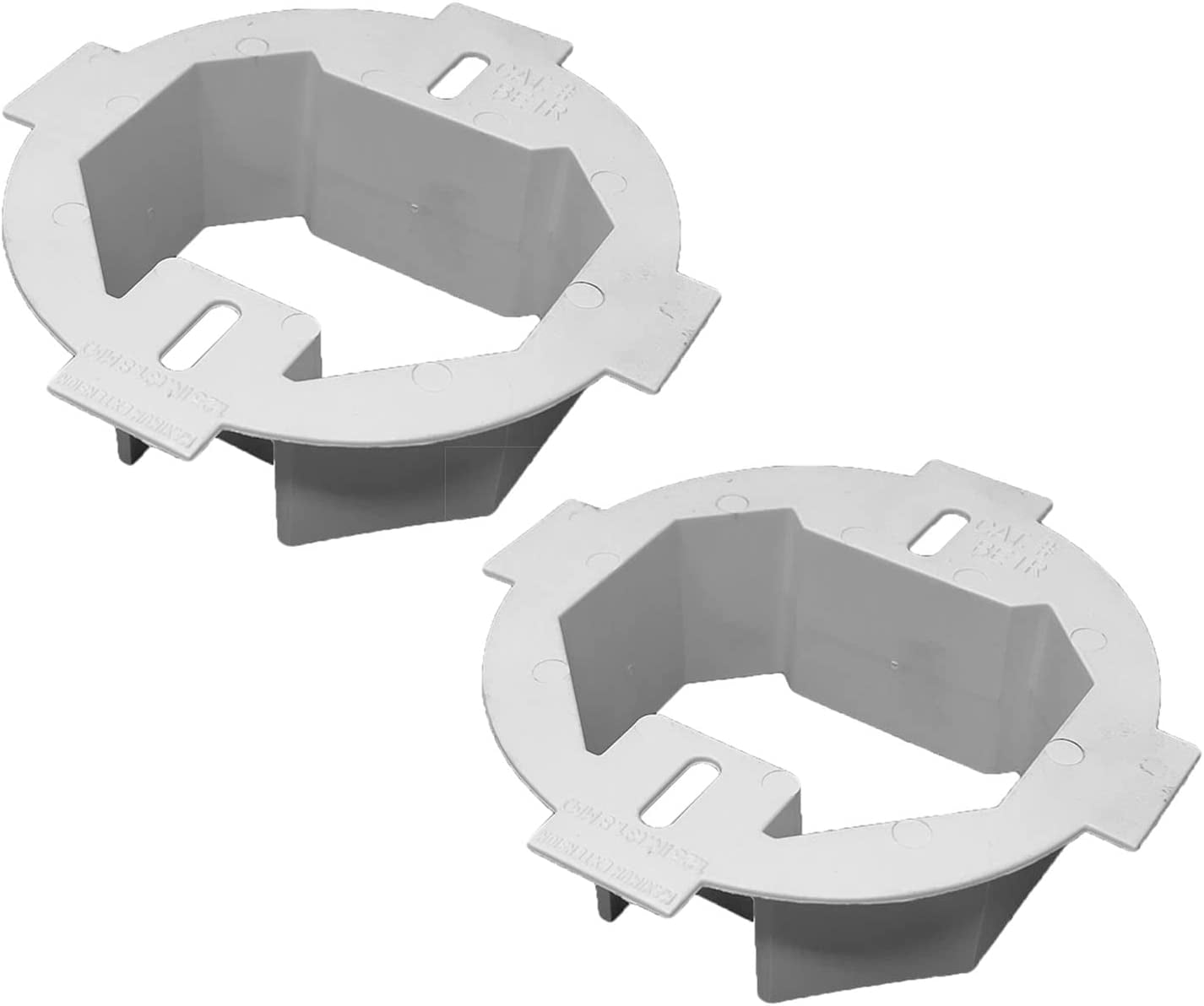 (2Pack) 1Gang 4.35Inch X 1.5Inch Plastic Electrical Ceiling Box