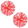 thumbnail image 1 of 2 Pack (1 Pair) Cheerleading Pom Poms with Baton Handle for Team Spirit Sports Dance Cheering Kids Adults, 1 of 8