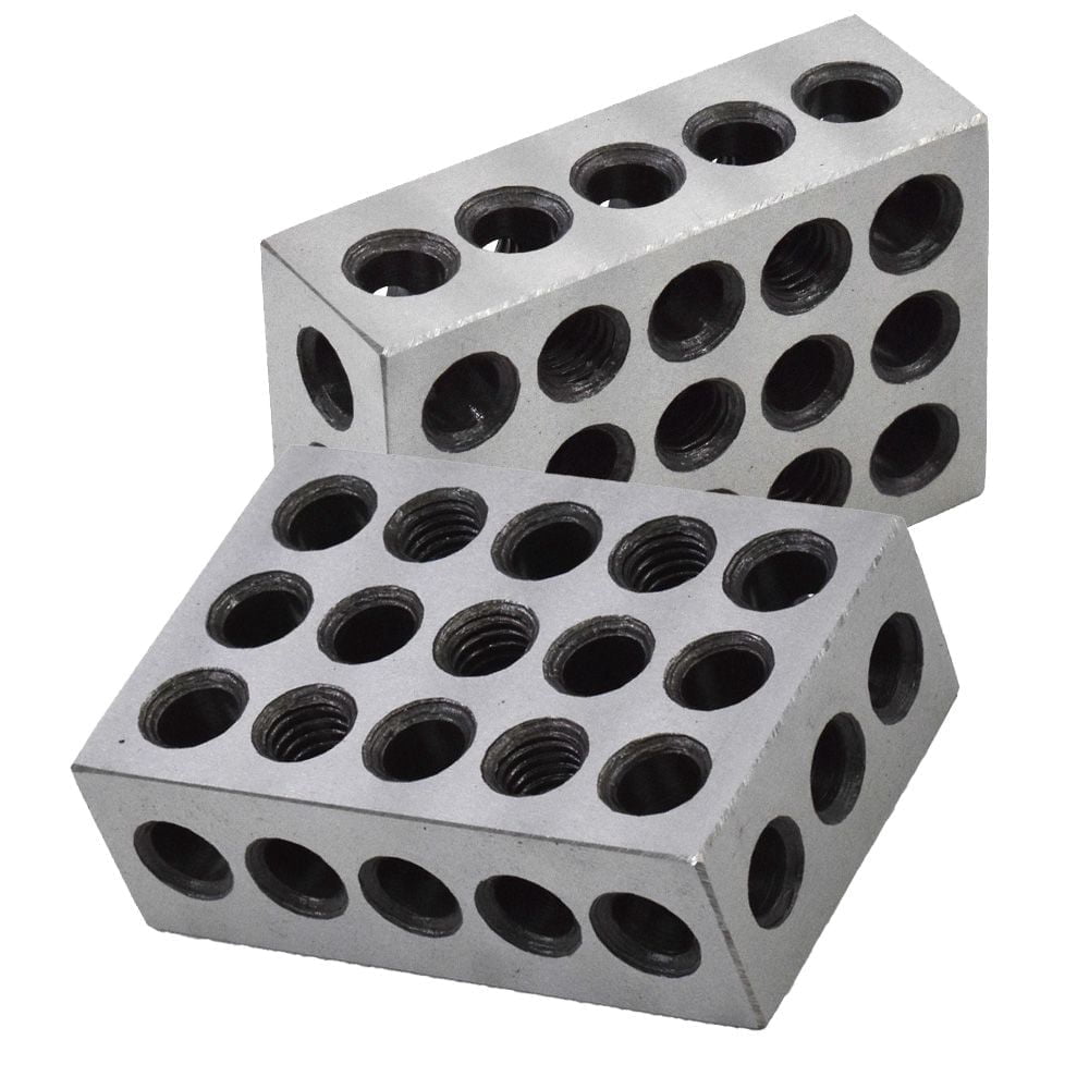 Lab Work, Precision Steel 1-2-3 Blocks, 2-Pack, 1" x 2" x 3" - Walmart.com