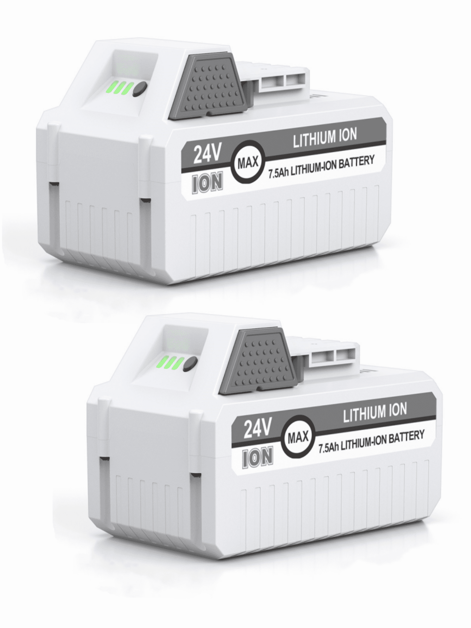 2 Pack 7.5Ah 24V Replace for Snow Joe+Sun Joe 24 Volt 24BAT-LTX/LTW/LTE/LT/XR Pro Lithium-Ion Battery