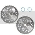 thumbnail image 1 of 2-Pack 10 Inch 80T Carbide Tip Brush Blades for Cutting Wood Bush and Shrubs Most Petrol Brush Cutters, 1 of 5