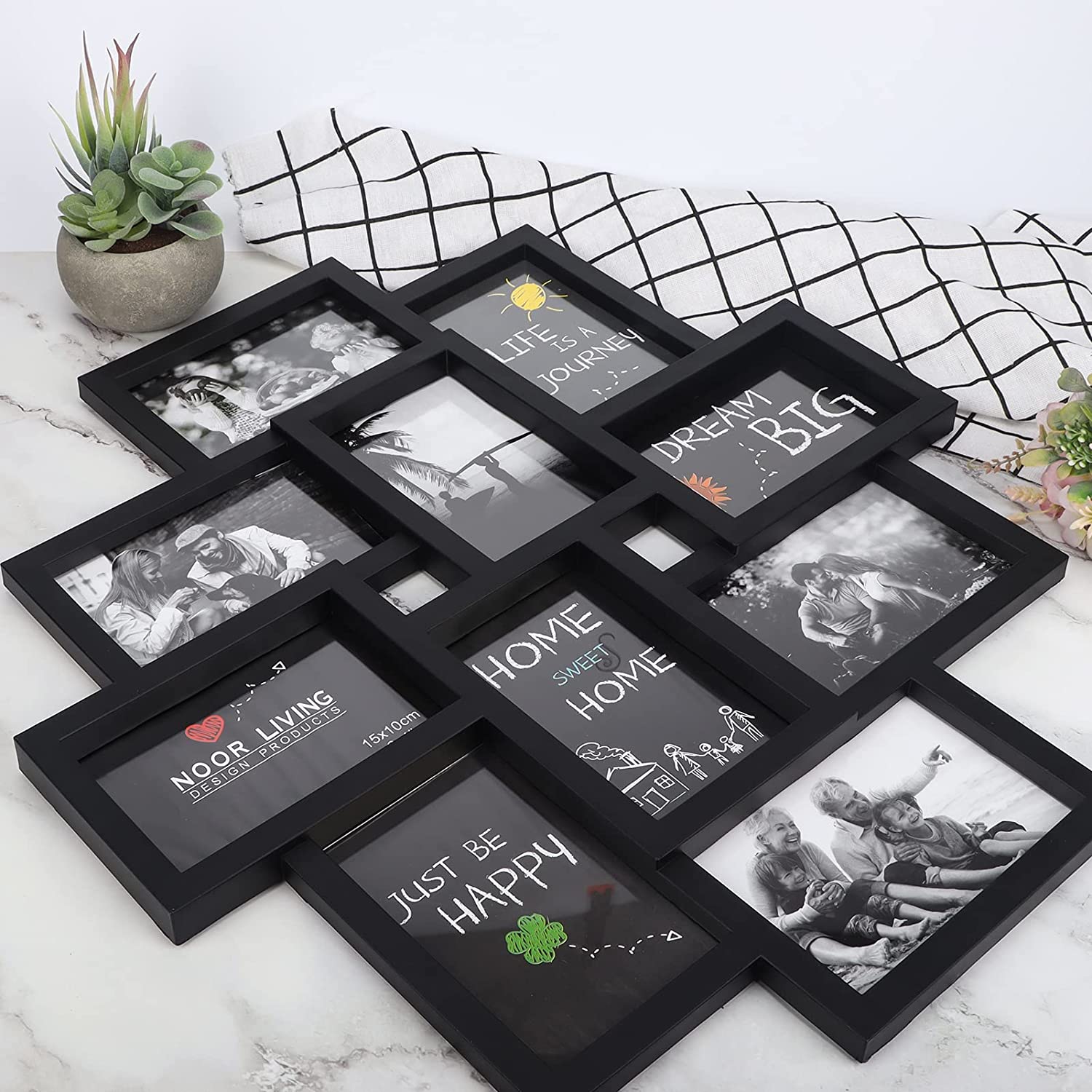 Black Collage Picture Frames