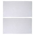 2 Pack 100 Cotton Bath Mat Towel Bath Floor Towels Reversible Bath
