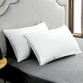 thumbnail image 1 of 2 Pack 100% Cotton Pillows For Bed, Queen Size Bed Pillows for Side and Back Sleepers, 20"x26", 1 of 6