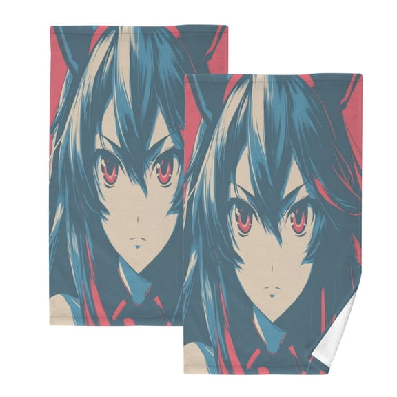 2 Pack 100% Cotton Towels Soft Absorbent Towel Set for Bathroom Beach Sports 16x28in Fox Messenger