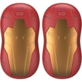 thumbnail image 1 of 2-Pack 10000mAh Rechargeable Hand Warmers - Magnetic Double-Side Heating Electric Pocket Heater with 3 Heat Levels, Ideal for Camping, Hunting, Golf & Gifting to Men Women (Red-Gold), 1 of 7