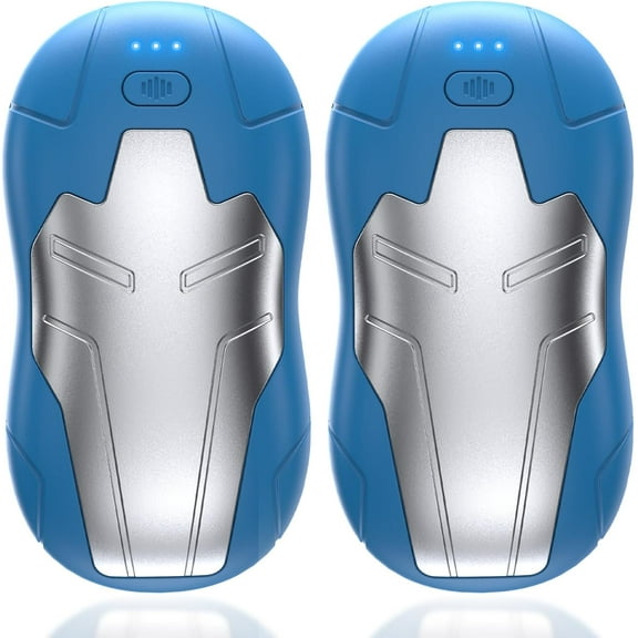 2-Pack 10000mAh Rechargeable Hand Warmers - Magnetic Double-Side Heating Pocket Heater with 3 Heat Levels, Ideal for Camping, Hunting, Golf & Warm Gifts for Men Women (Red-Gold)