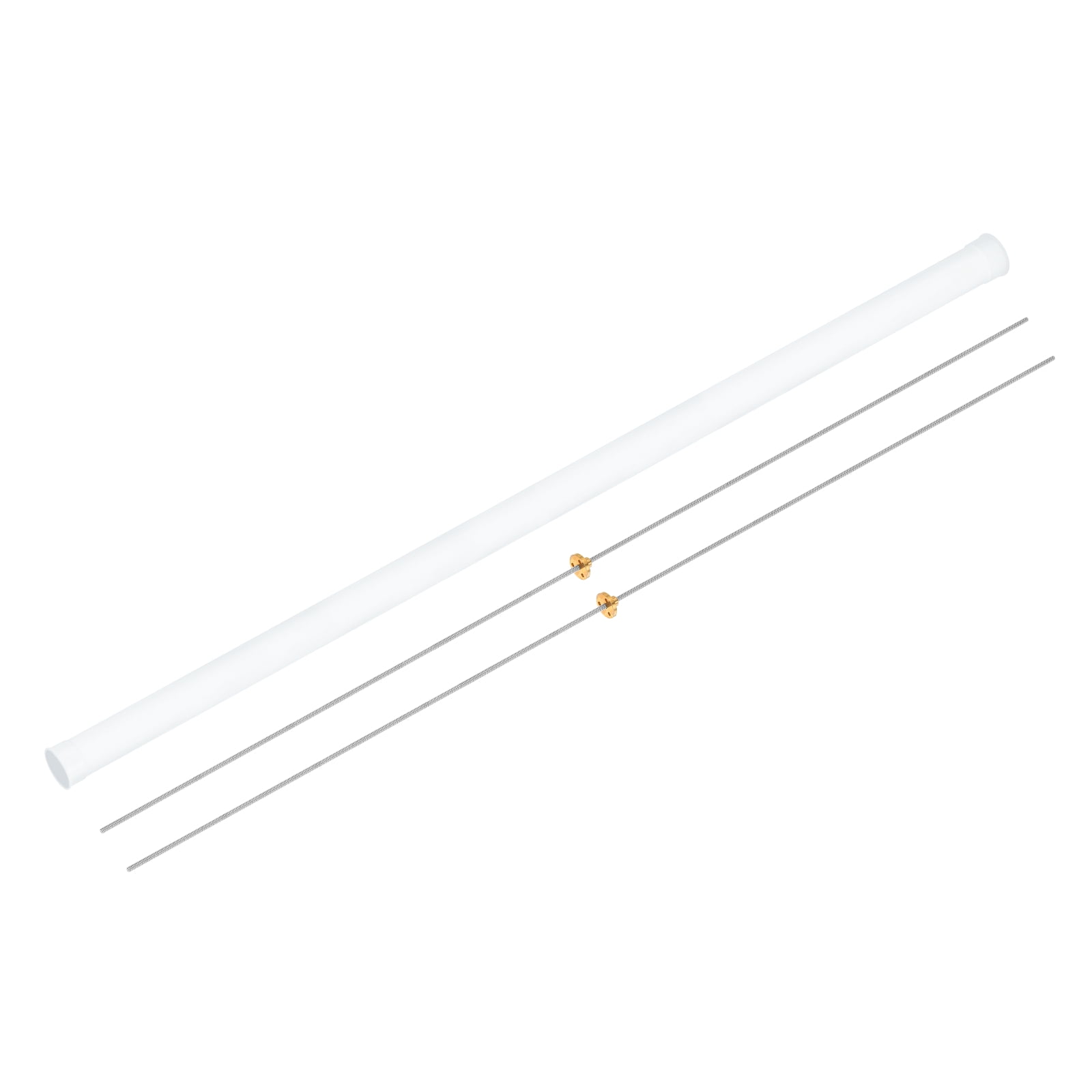 2 Pack 1000mm Power Screw with Tr6X1 Brass Nut and Plastic Packaging ...