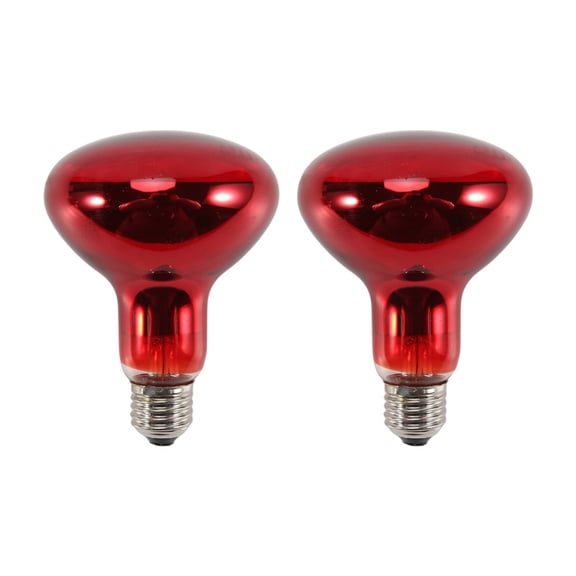 2 Pack 100W Reptile Heat Bulbs, Infrared Sunning Lamp for Turtle, Lizard Amphibian Terrarium Temperature Control