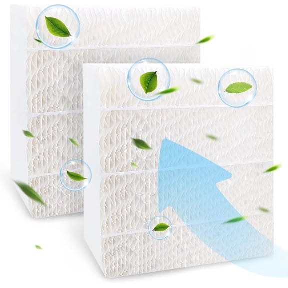 2-Pack 1043 SuperWick Humidifier Filter Replacement for Essick EP9500 EP9700 EP9800 EP9R500 EP9R800 821000 826000 826800 831000, and Bemis Space Saver 800 8000 Super Wick Humidifiers