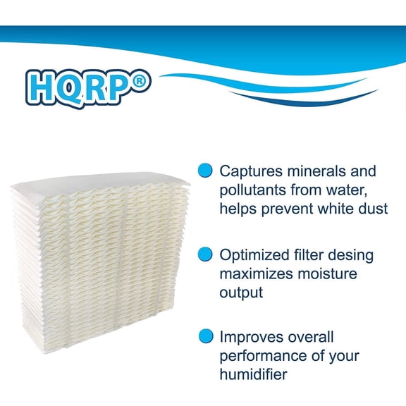 2-Pack 1043 Wick Filter Compatible with Essick Air AIRCARE 826000 826800 826600 826900 821000 821001 831000 EP9500 EP9R500 EP9800 EP9R800 EP9700 EP9R700 SS390DWHT Evaporative Humidifiers