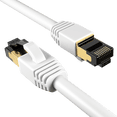 thumbnail image 1 of Cat8 2-Pack of 10FT Network Ethernet Patch Cable, 2000Mhz Internet Wire, For Router, Modem, PC, Laptop, TVs, Printer Cord, Consoles for Home and Office, White, Cables Direct Online, 1 of 8