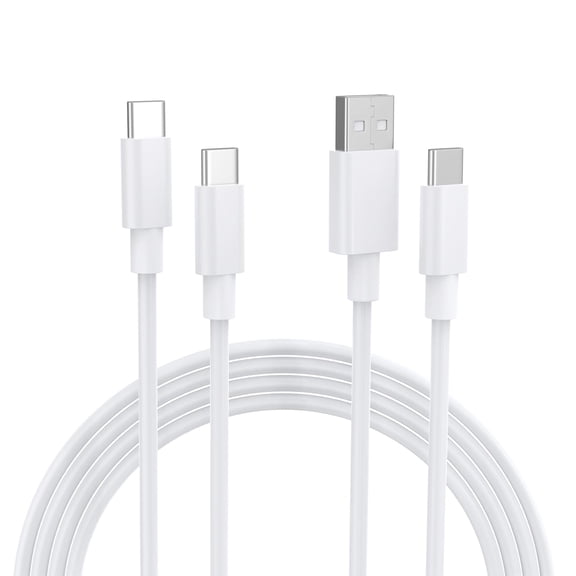 2-Pack 10FT USB A to USB C & USB C TO C Fast Charging Cable, Long charger cable, Compatible with iPhone 17/16/15Pro Max/Air, iPad Pro/Air, MacBook, Galaxy S25/S24, Google Pixel, Switch, PS5.