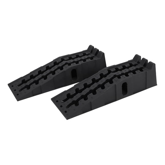 2 Pack 12 000 Lbs Car Ramps for Oil Change Heavy Duty Low Profile Vehicle Service Ramps 6.7 In Lift for Cars SUVs and Trucks