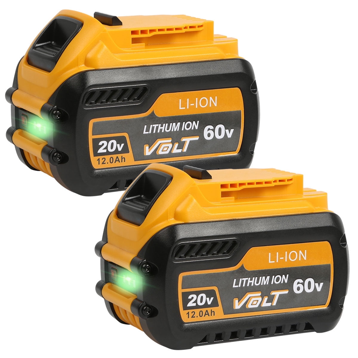 1-Pack 12.0Ah High-Capacity Replacement Battery for DeWalt 20V/60V MAX Power Tools - Compatible with Flex-Volt DCB609, DCB612, DCB606-2, DCB609-2 - Long-Lasting, Reliable, and Versatile Power Source