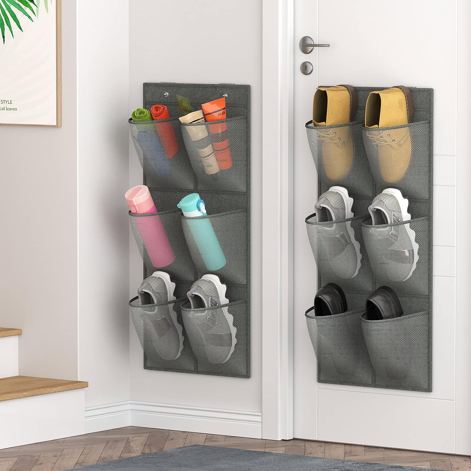Hanging wall shoe rack discount