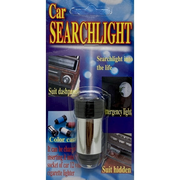 2 Pack -- 12 Volt Cigarette Lighter Mini Car Search Light