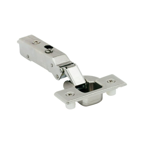 2-Pack 120 Grass Tiomos Full Overlay, 42mm Screw Pattern, Press-in Soft Closing Cabinet Hinge
